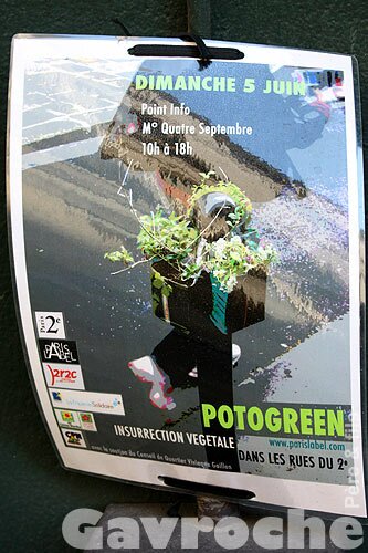 Affiche de l'opération Potogreen Affiche de l'opération Potogreen