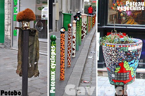 Les autres poteaux décorés Les autres poteaux décorés