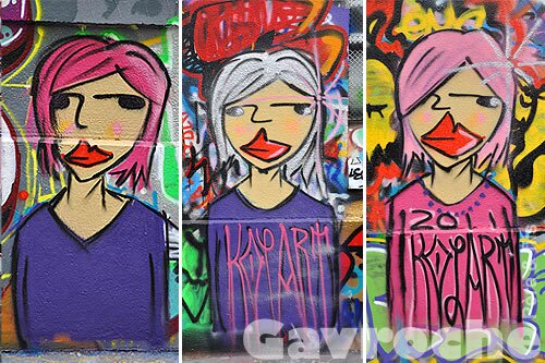Compo de graffitis de filles Compo de graffitis de filles