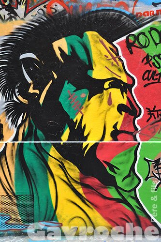 Graff tête d'iroquois Graff tête d'iroquois