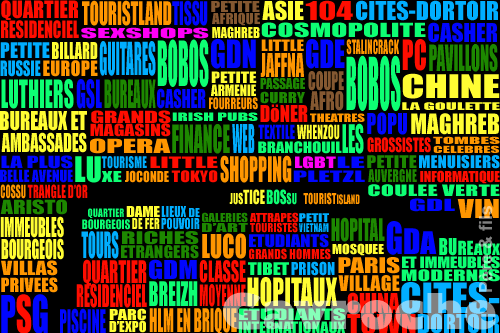 Carte stylisée de Paris Carte stylisée de Paris