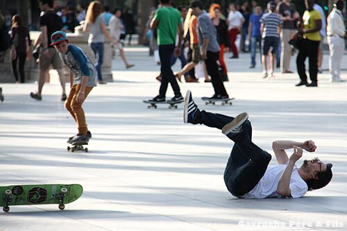 Skater à terre Skater à terre