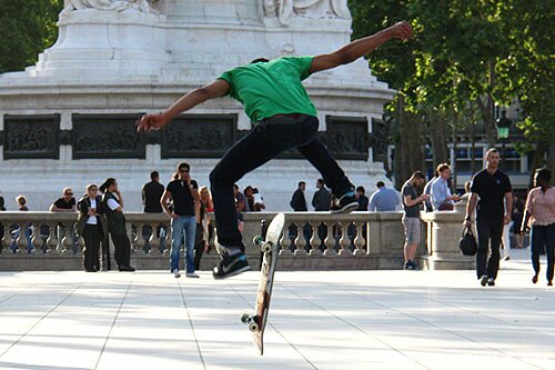 Skater place de la République Skater place de la République